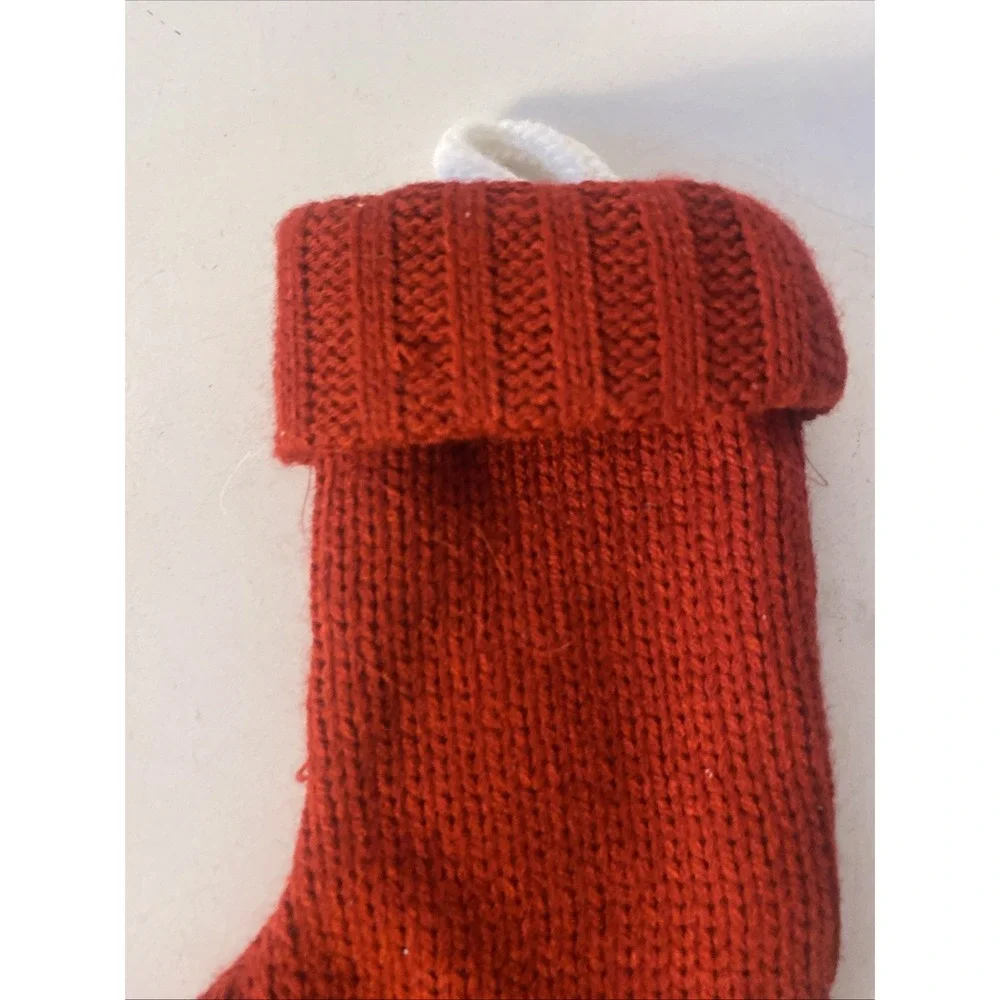 Wondershop Monogram Mini Christmas Stocking Initial Letter M Red Knit Target 8